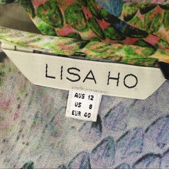 Lisa Ho Silk Sheath Dress Size 12 Alligator Print - Picture 11 of 13